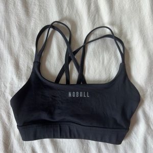 black nobull sports bra XS